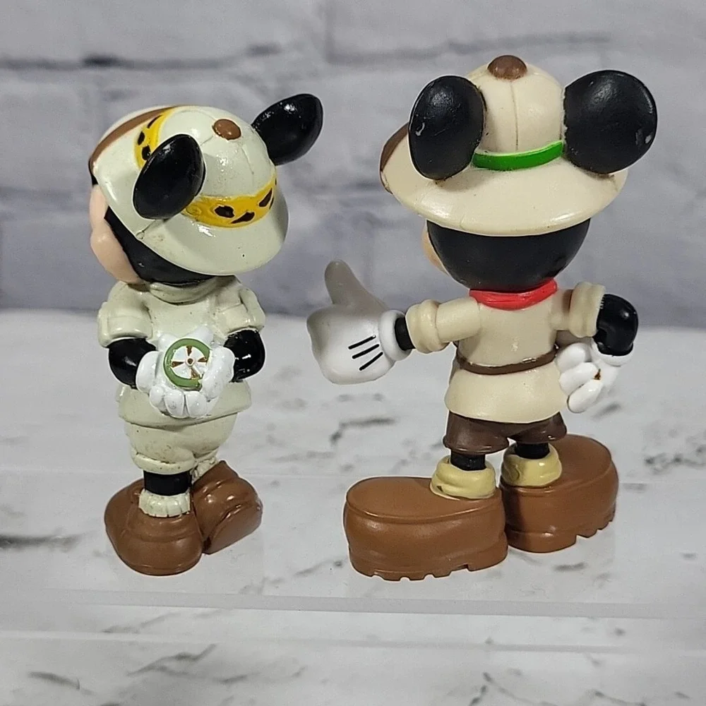 Disney Adventure Figures Mickey Mouse Donald Duck and‎ Nephew Lot of 4